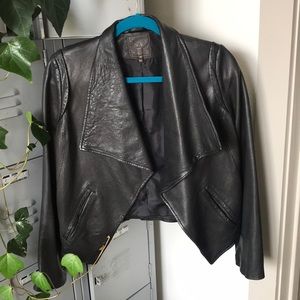 Joie 100% Lambskin Open Front Jacket